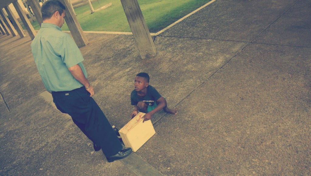 I’m wondering what this kid is really learning. Entrepreneurship or obedience?